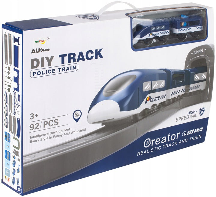 Elektrinis MalPlay policijos traukinys