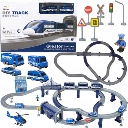 Elektrinis MalPlay policijos traukinys