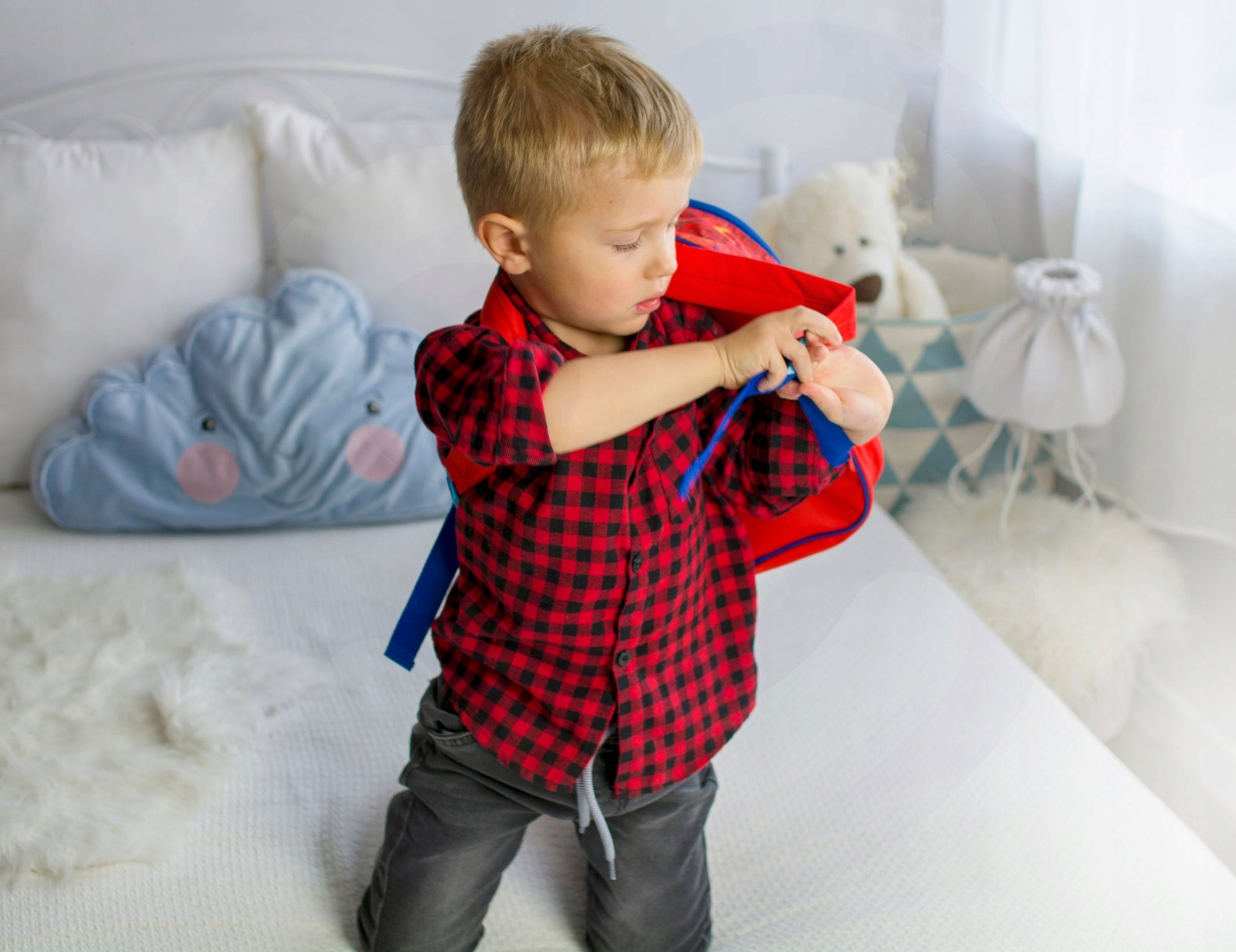 Ikimokyklinė kuprinė Ugniagesys Sam