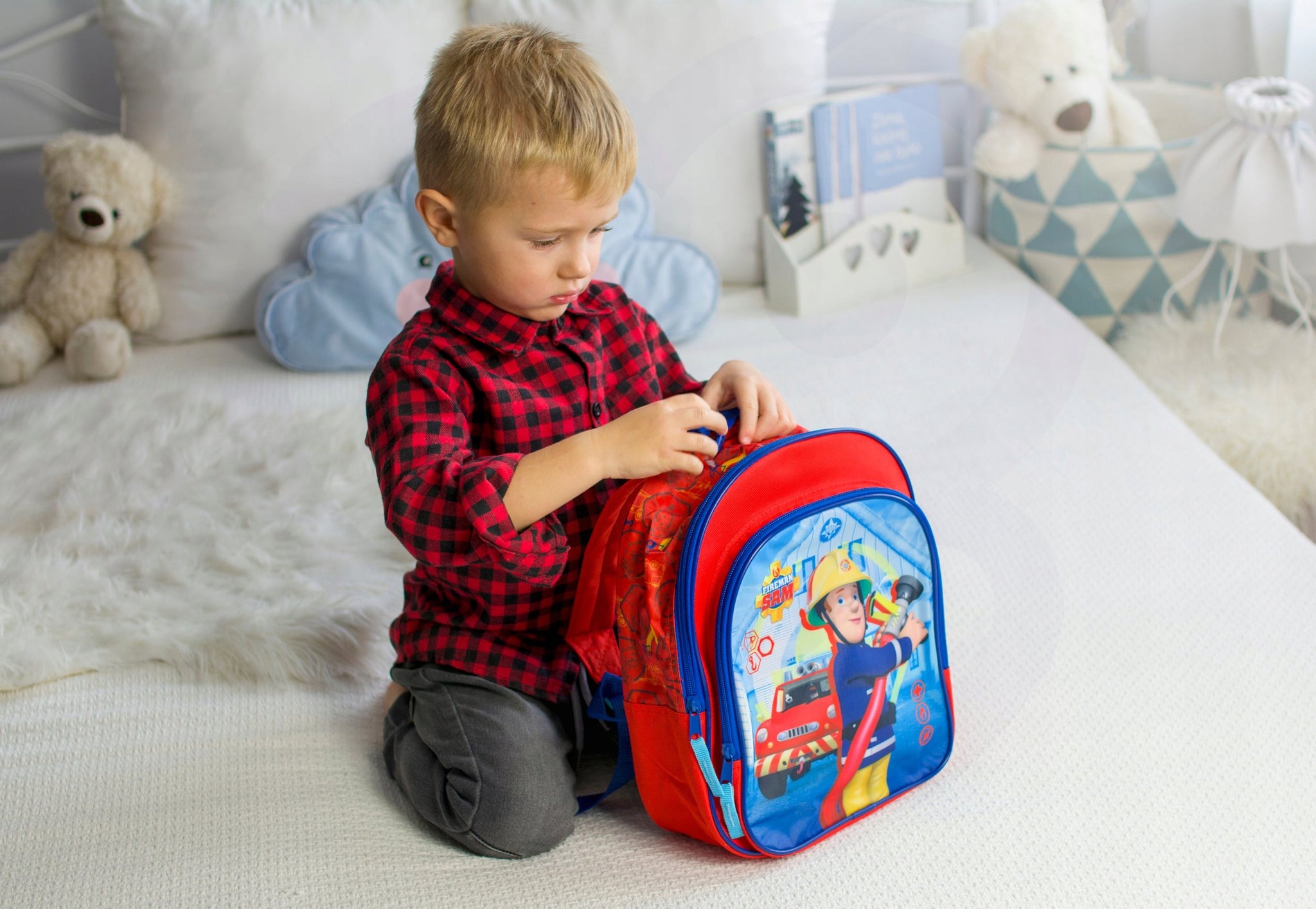 Ikimokyklinė kuprinė Ugniagesys Sam