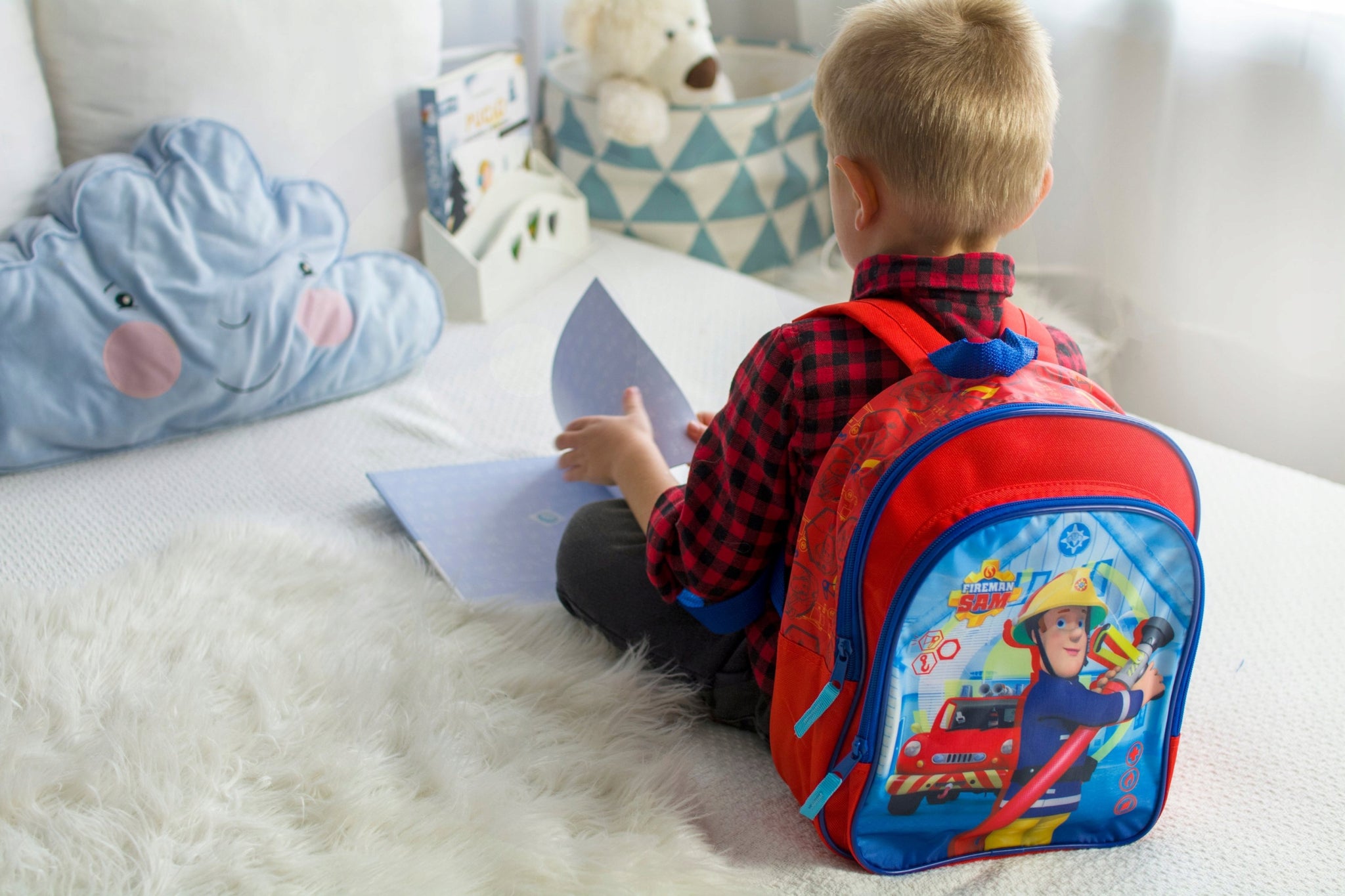 Ikimokyklinė kuprinė Ugniagesys Sam