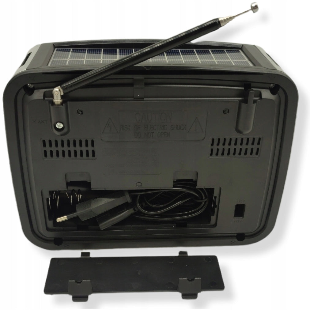 Radijas su saulės baterija AM, FM, SW Golon RX-BT455S