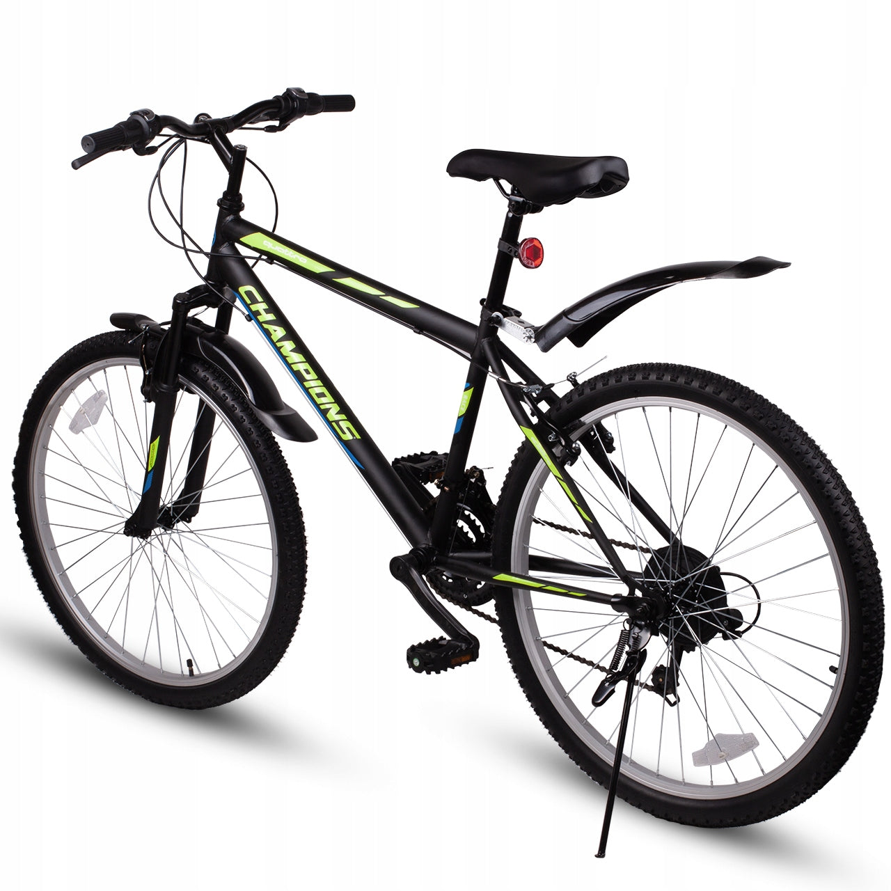 MTB dviratis MalTrack Quattro Yellow juodas 18