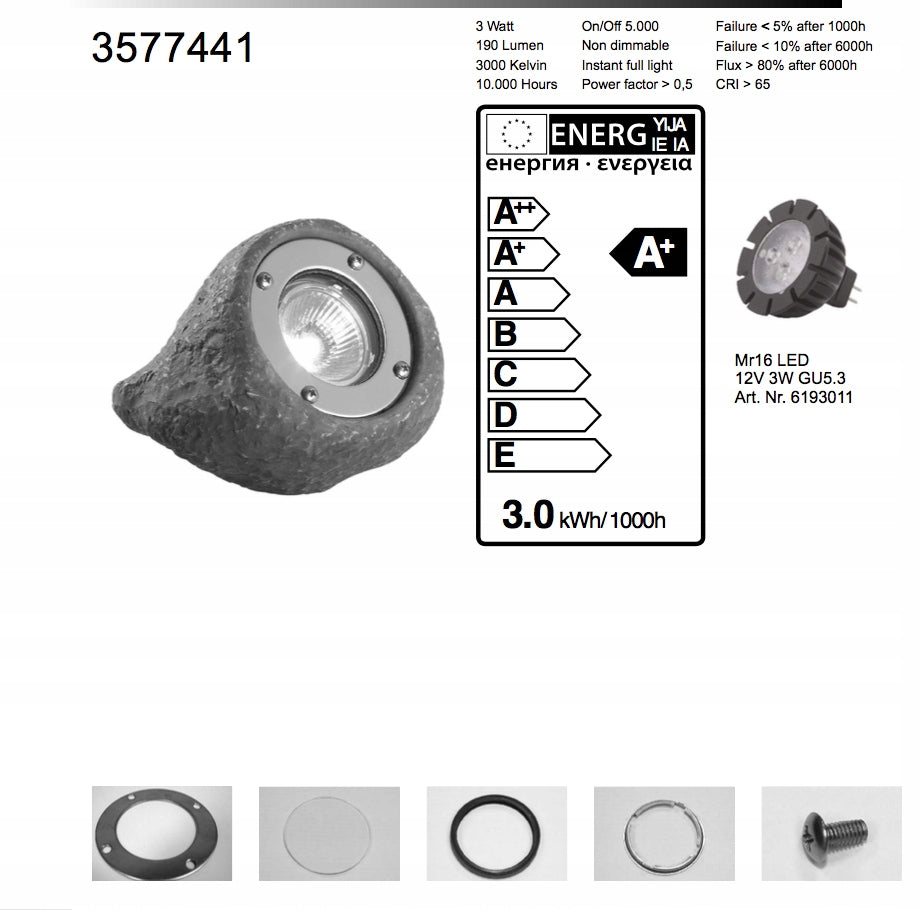 LED sodo prožektorius, IP68 12V AC/DC