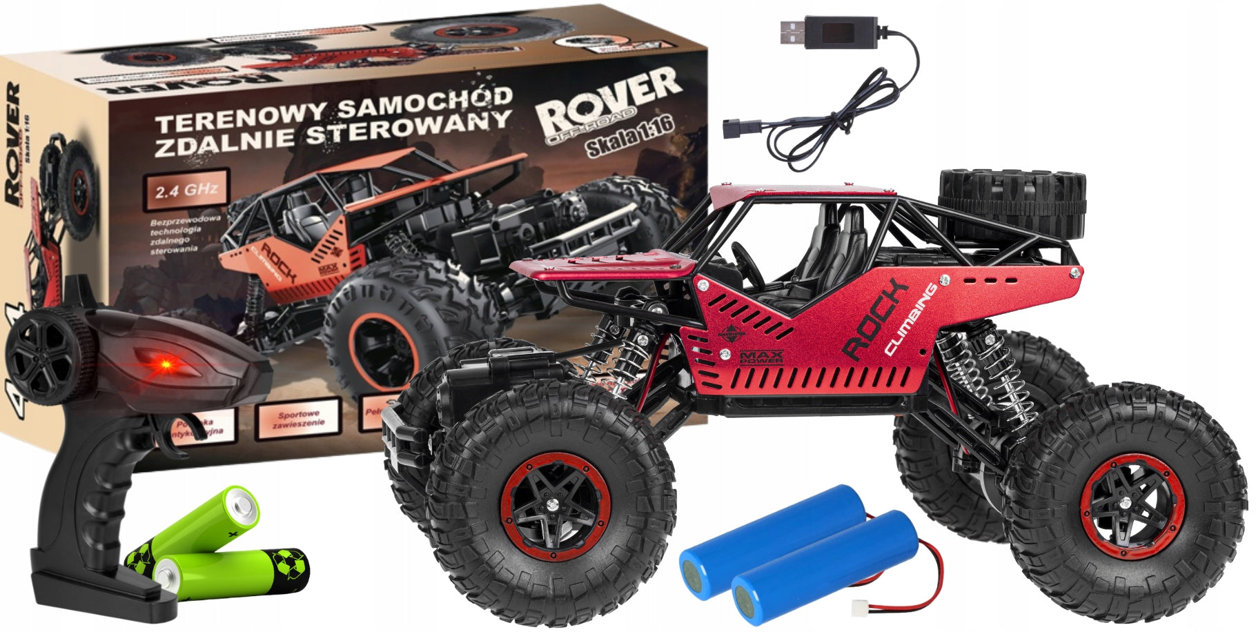 Nuotoliniu būdu valdomas automobilis Onelo Rover Off-Road 4x4