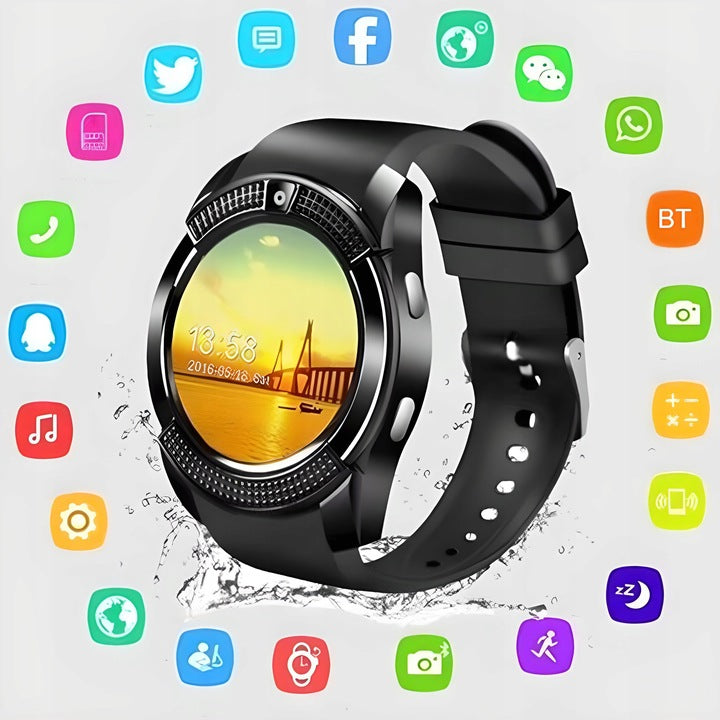 Išmanusis laikrodis V8 Smart Watch Sim SD kortelė