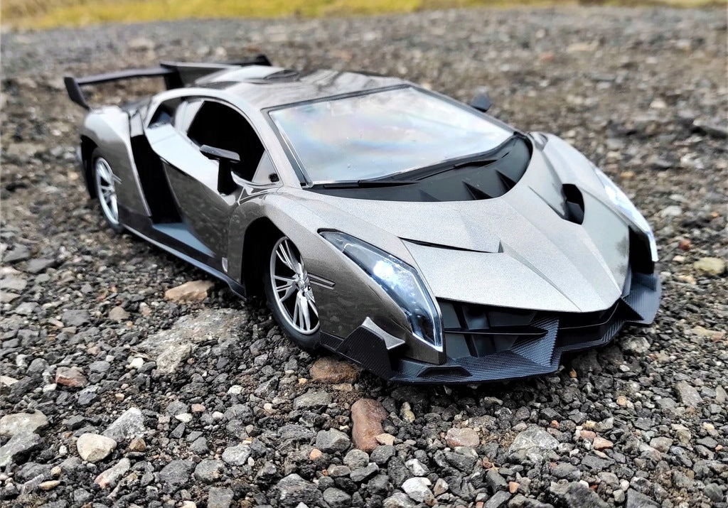 Nuotoliniu būdu valdomas automobilis su vairu