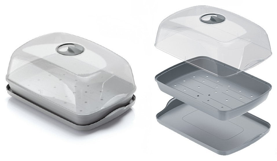 2vnt Stalinis mini šiltnamis 39,1 cm x 25,7 cm plastikas
