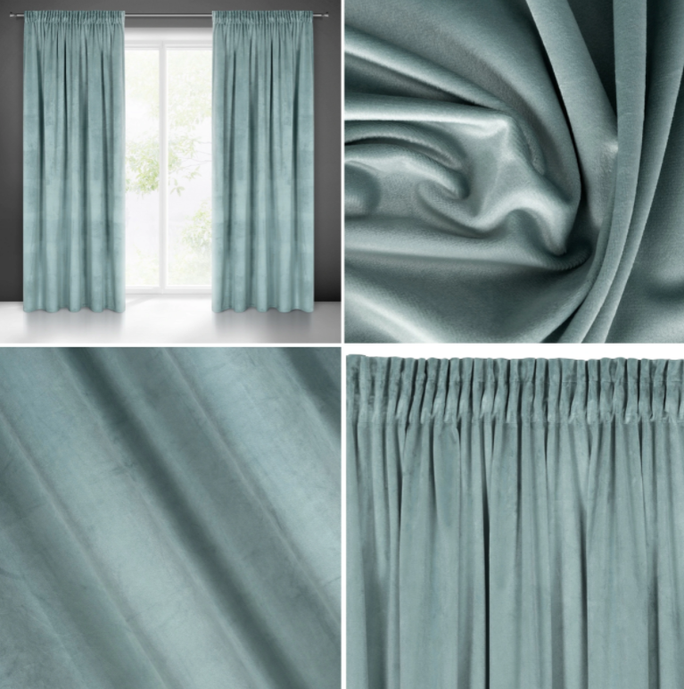 Aksominės-Velvet naktinės užuolaidos 140x270cm