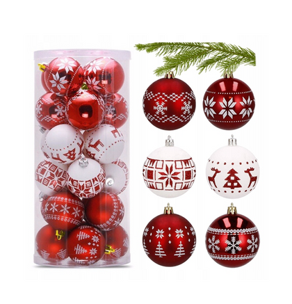 30vnt Eglutės žaisliukų rinkinys