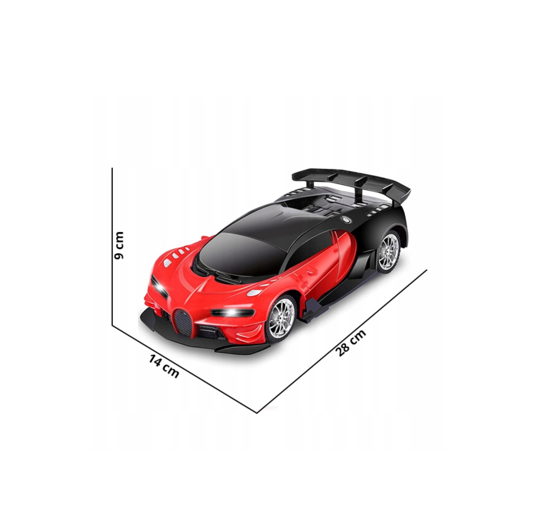 Nuotoliniu būdu valdomas automobilis su vairu