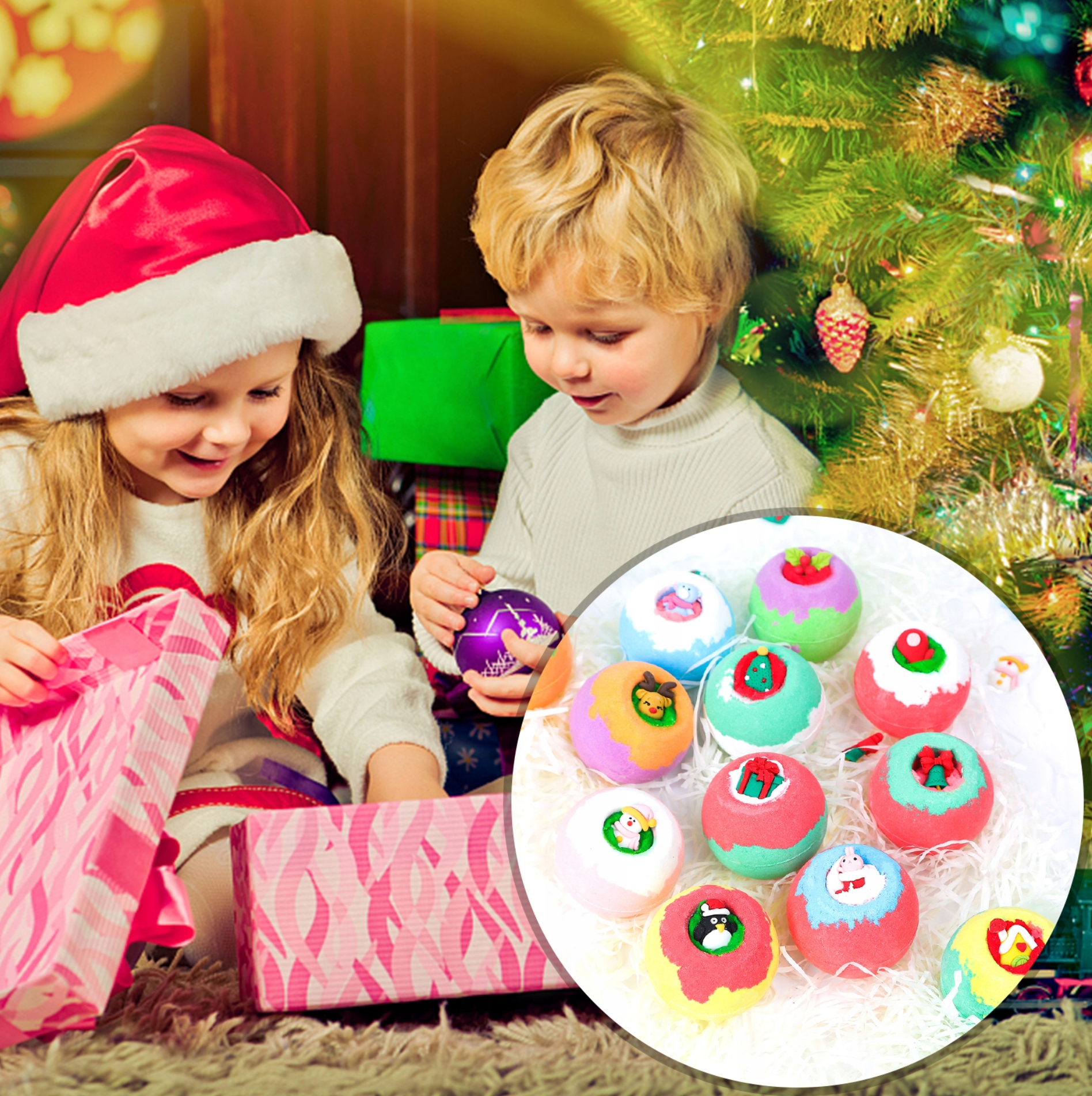 12 vnt. Vonios bombų rinkinys