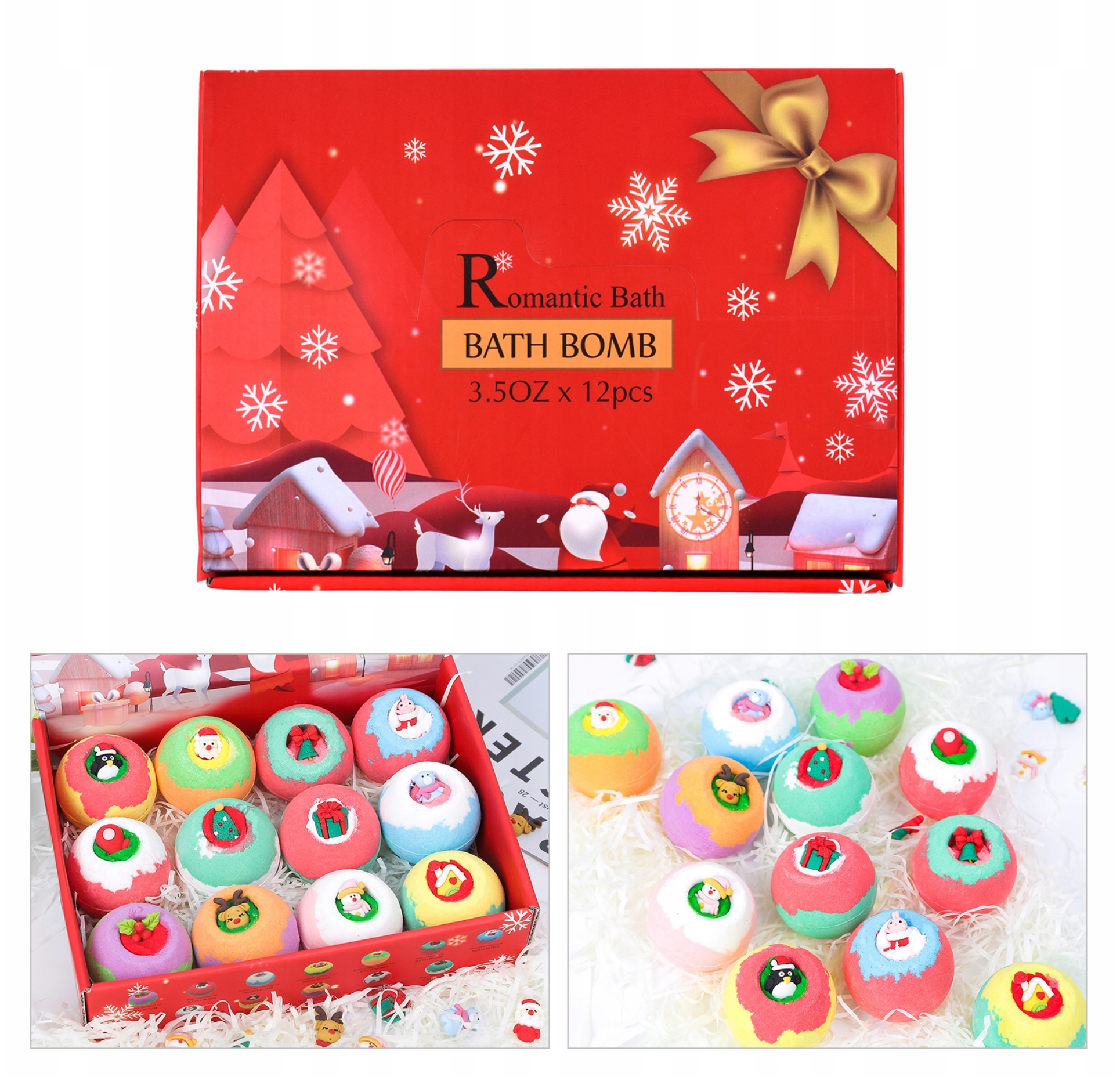 12 vnt. Vonios bombų rinkinys