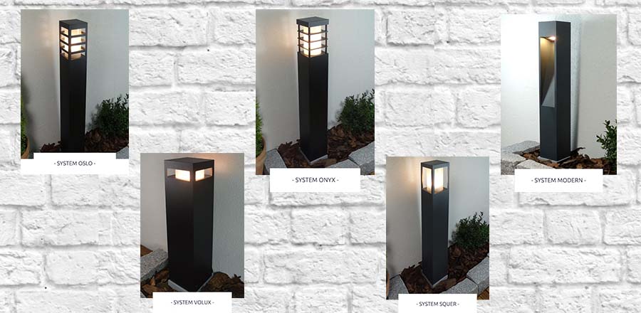 Apšvietimo stulpas RDX, E27, 30cm, pilkas, IP44, A++