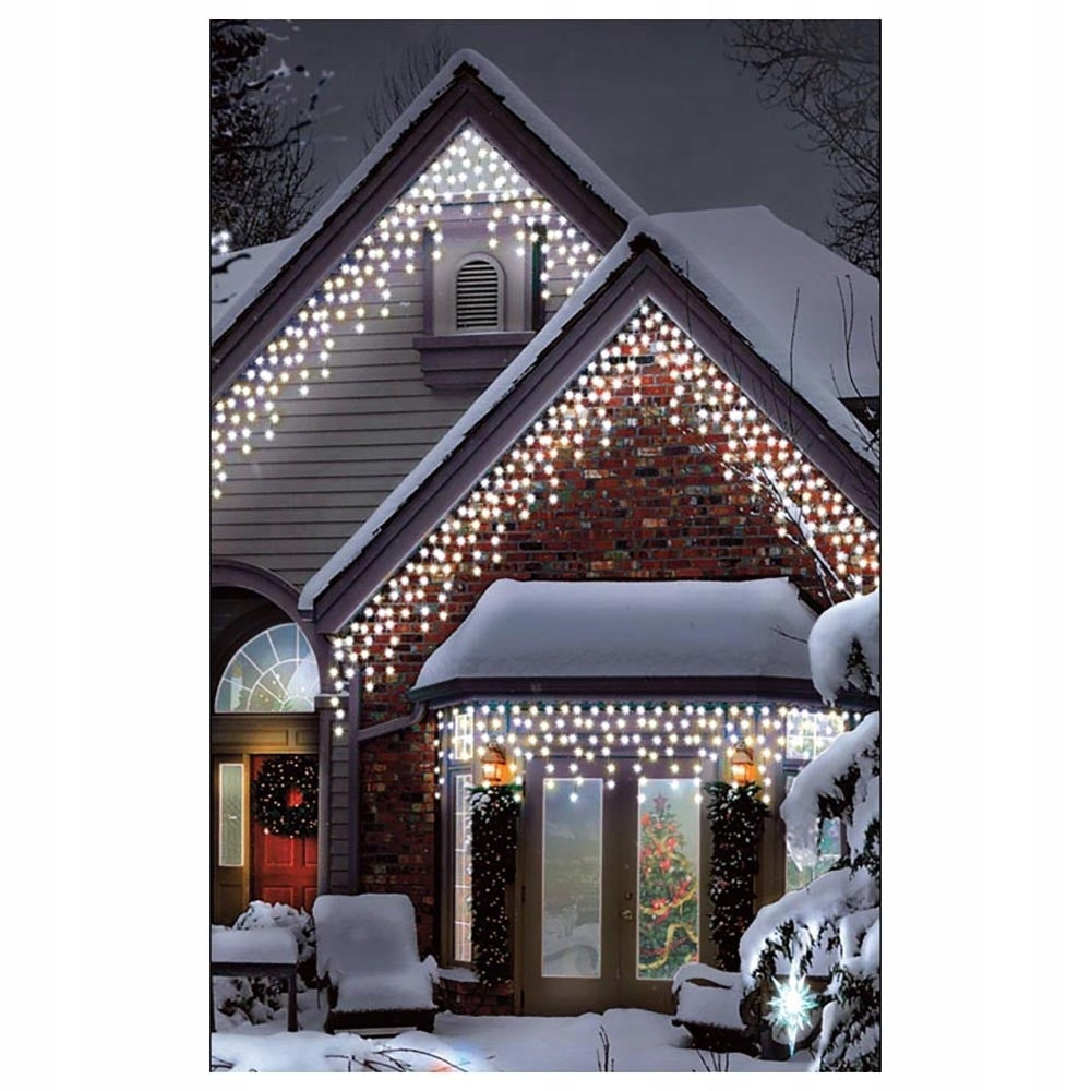 Elektrinė girlianda. 500 LED lauko varvekliai