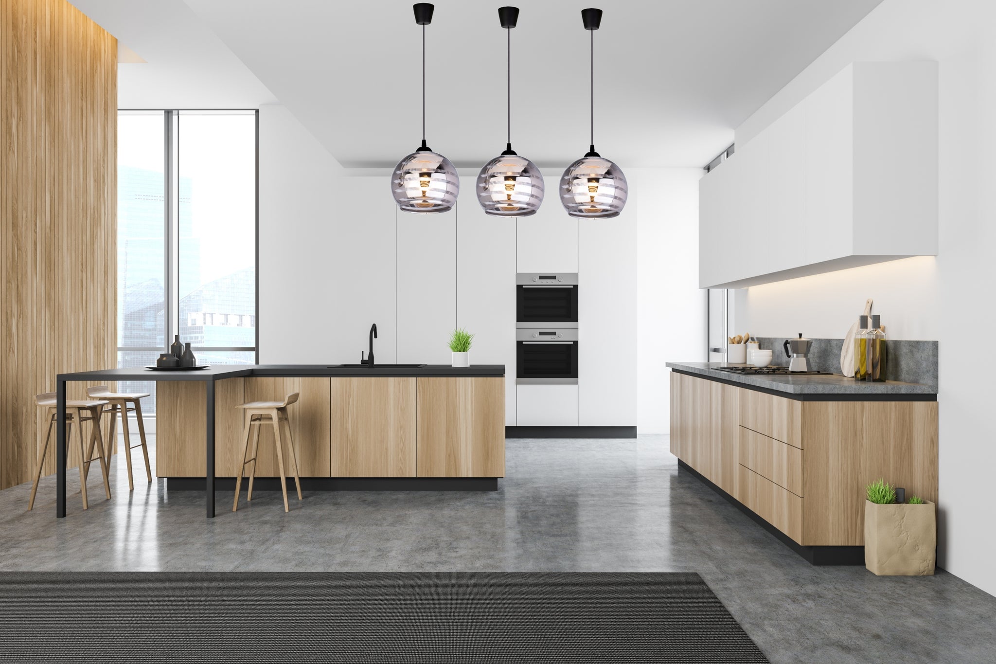Pakabinamas šviestuvas Light Kule E27 3x60W
