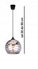 Pakabinamas šviestuvas Light Kule E27 3x60W