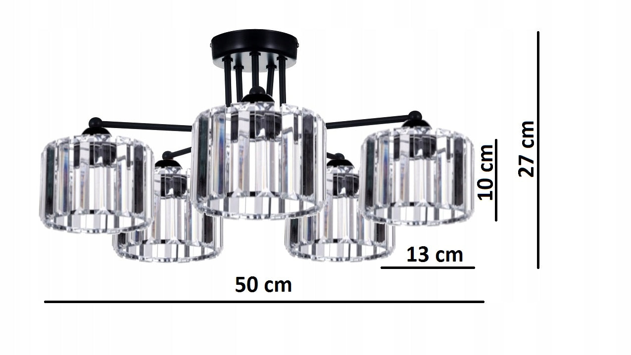 Pakabinamas šviestuvas Light Wave 5xE27