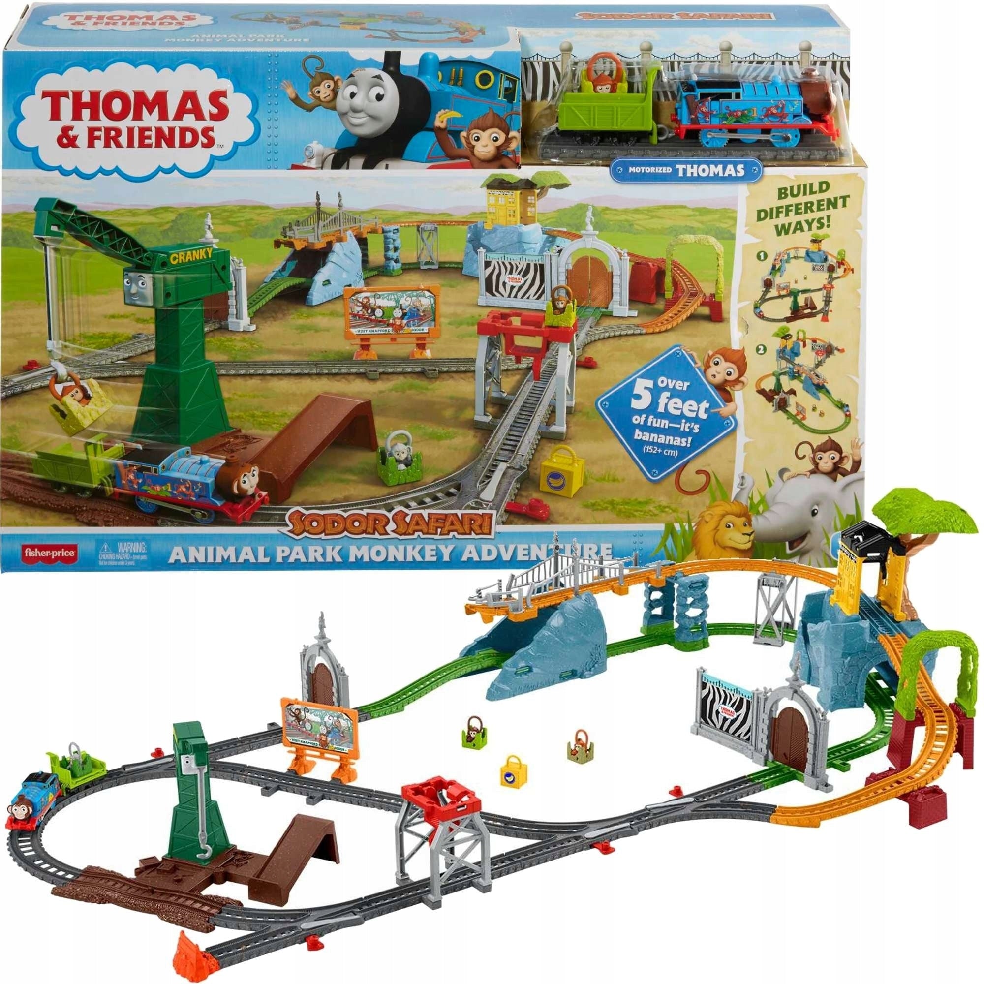 Thomas & Friends traukinys su bėgiais