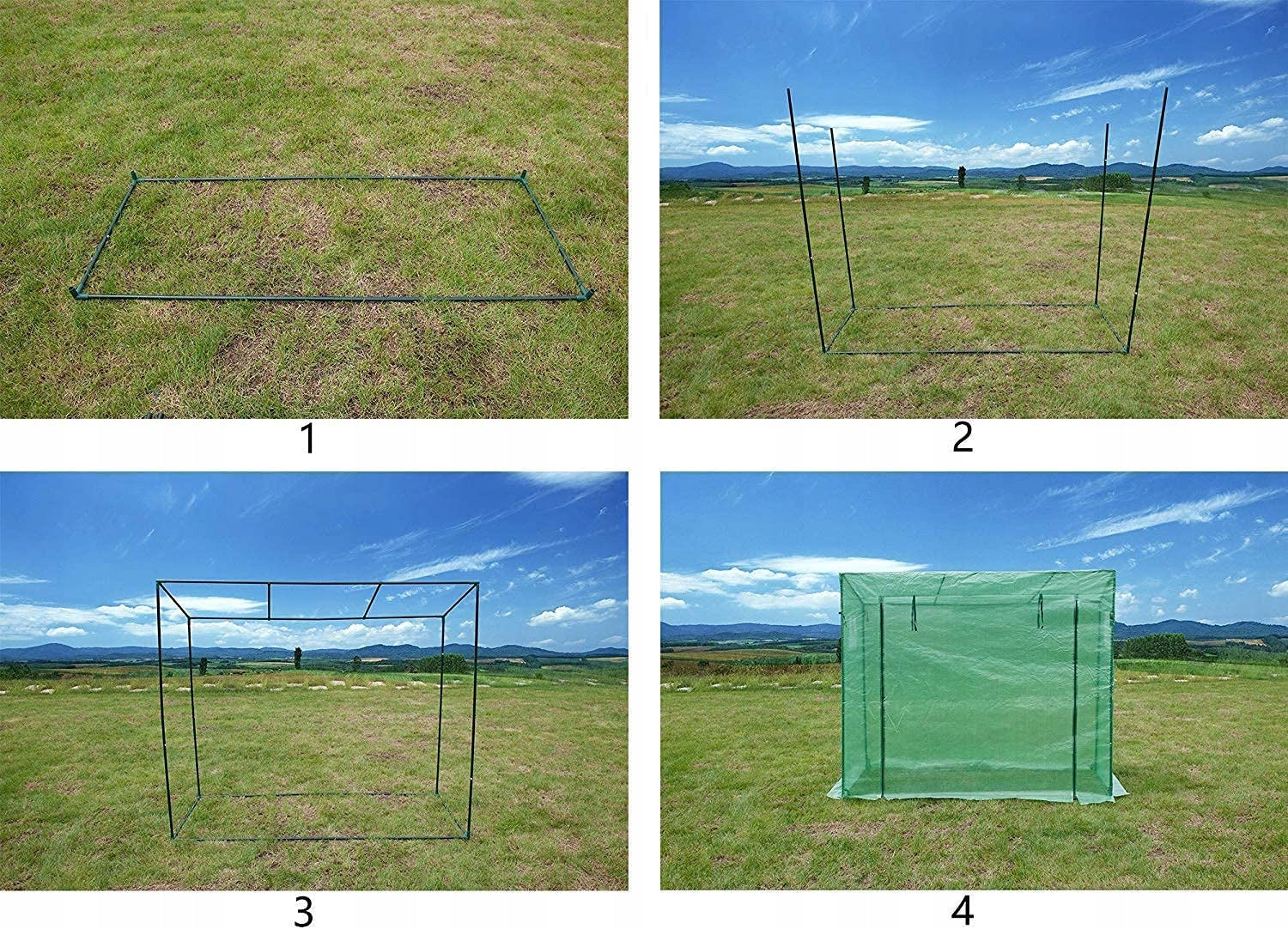 Mini sodo šiltnamis 2x0,8m