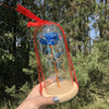 Amžina rožė LED stikle + Pakuotė ir baterijos