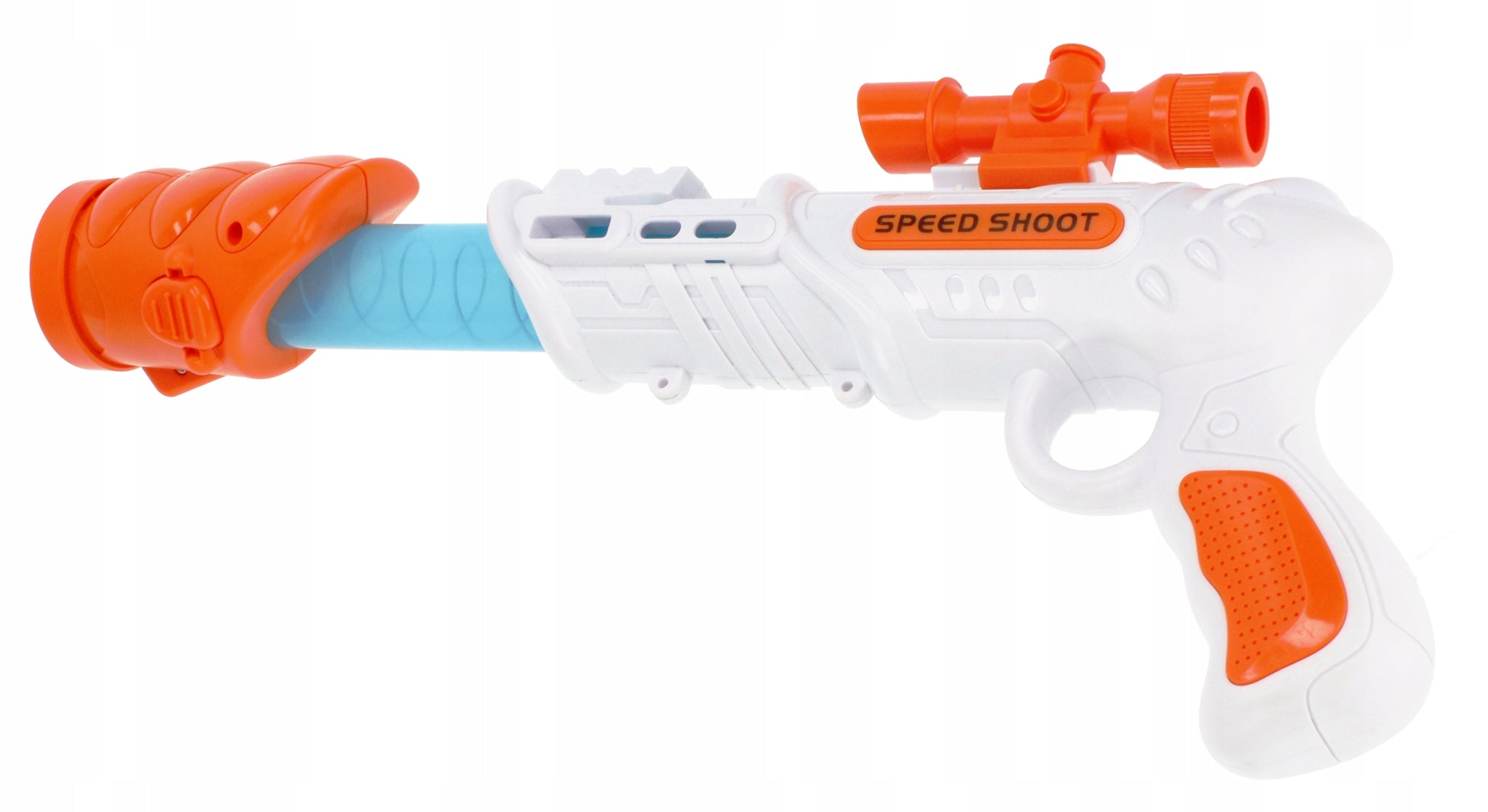 Žaislinis šautuvas su putplasčio kamuoliukais