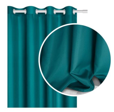 Pusiau tamsinanti užuolaida su žiedais 250 x140 cm