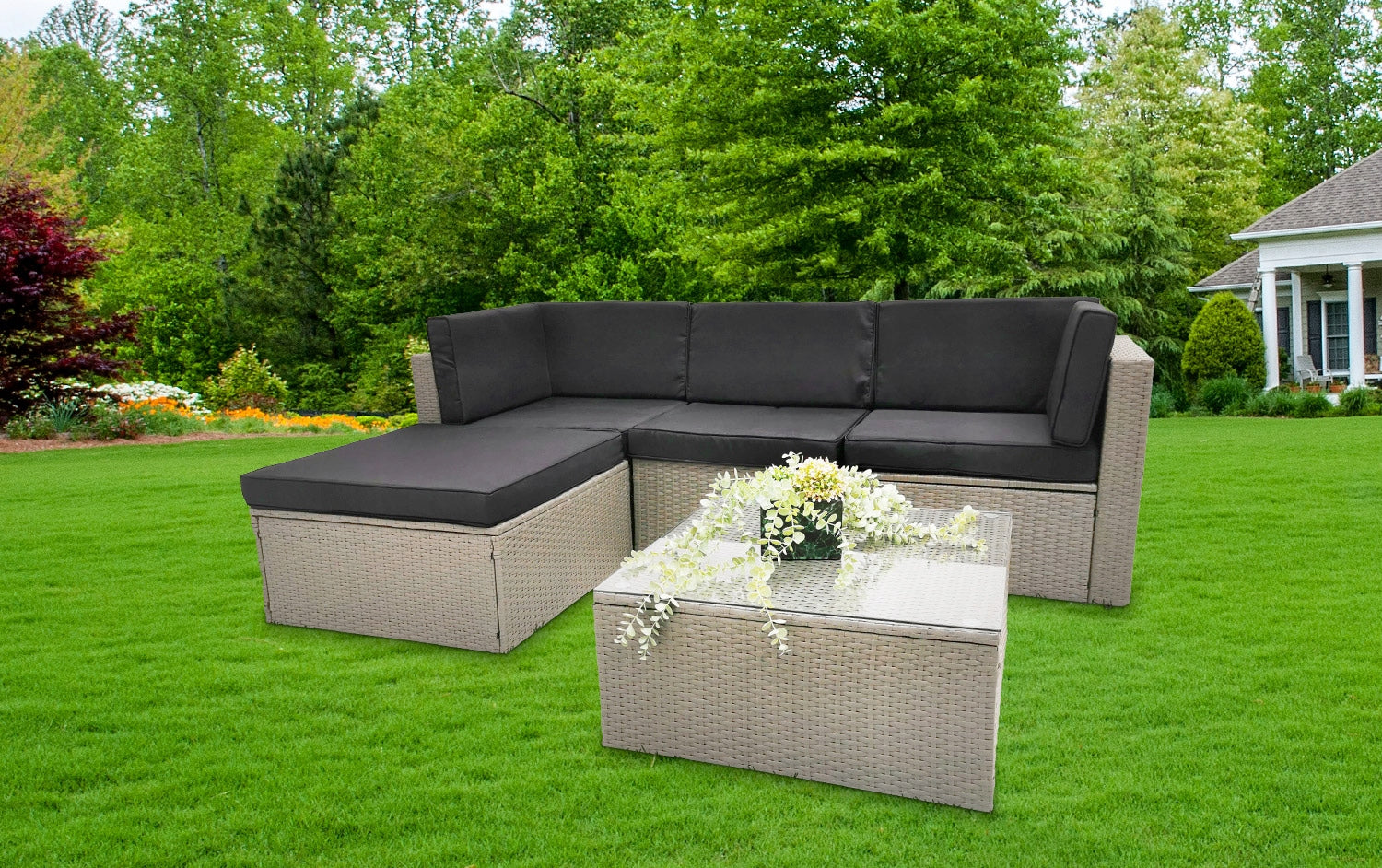 Sodo baldų komplektas HAMPTON