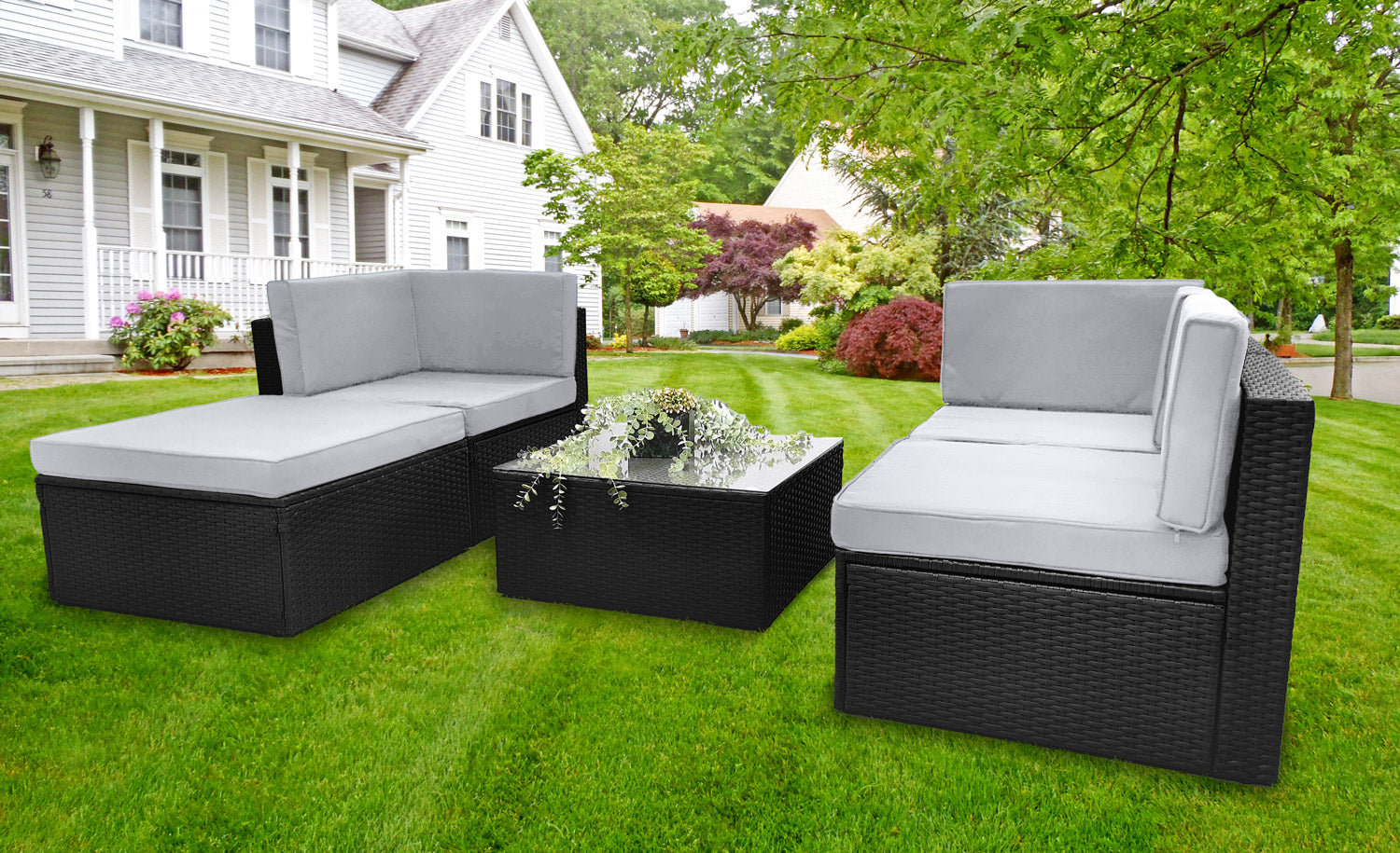 Sodo baldų komplektas HAMPTON