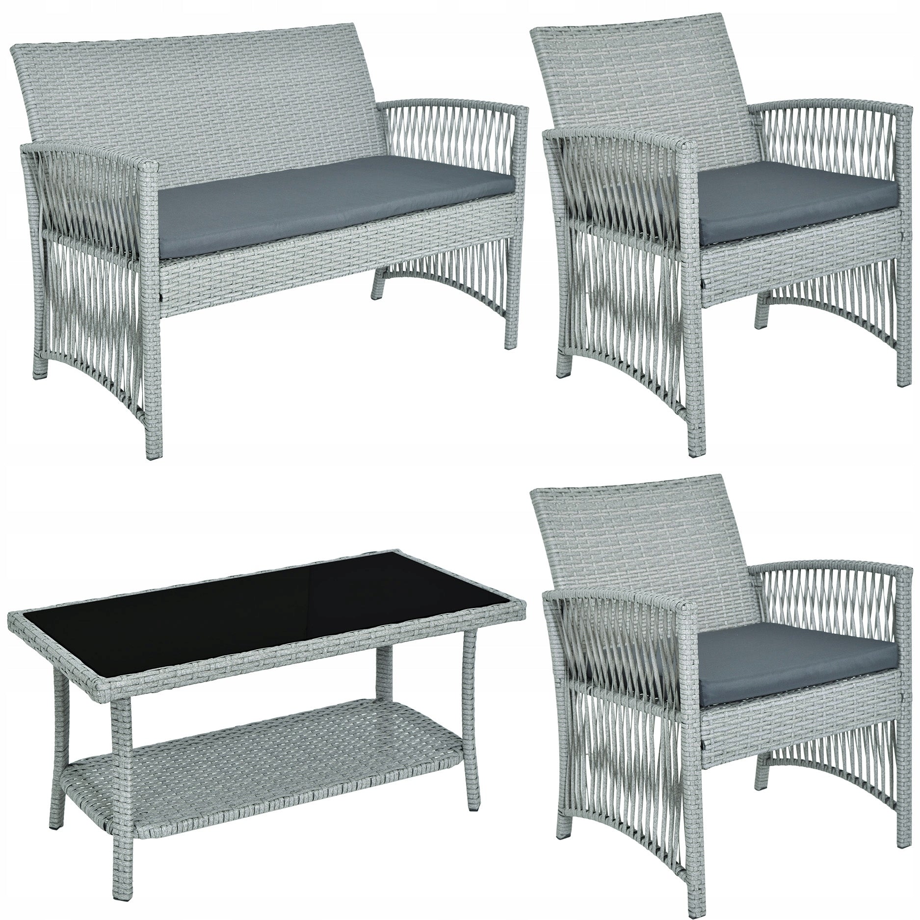 Sodo baldų komplektas