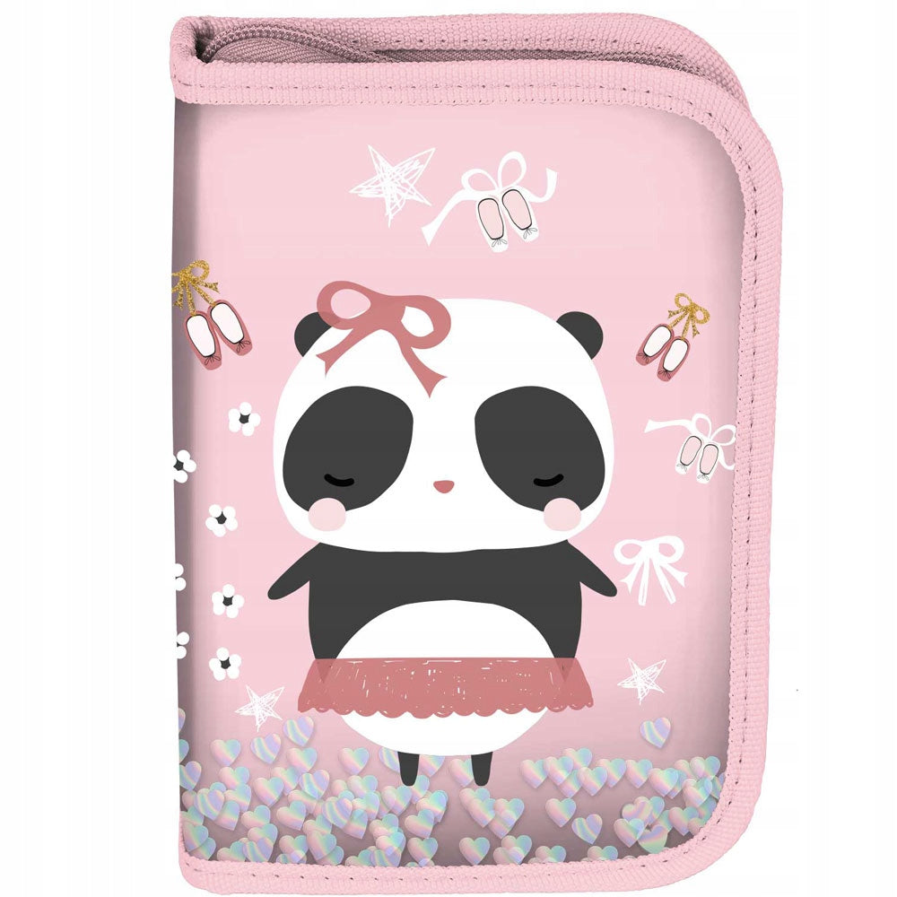 Mokyklinė kuprinė Paso su priedais / panda