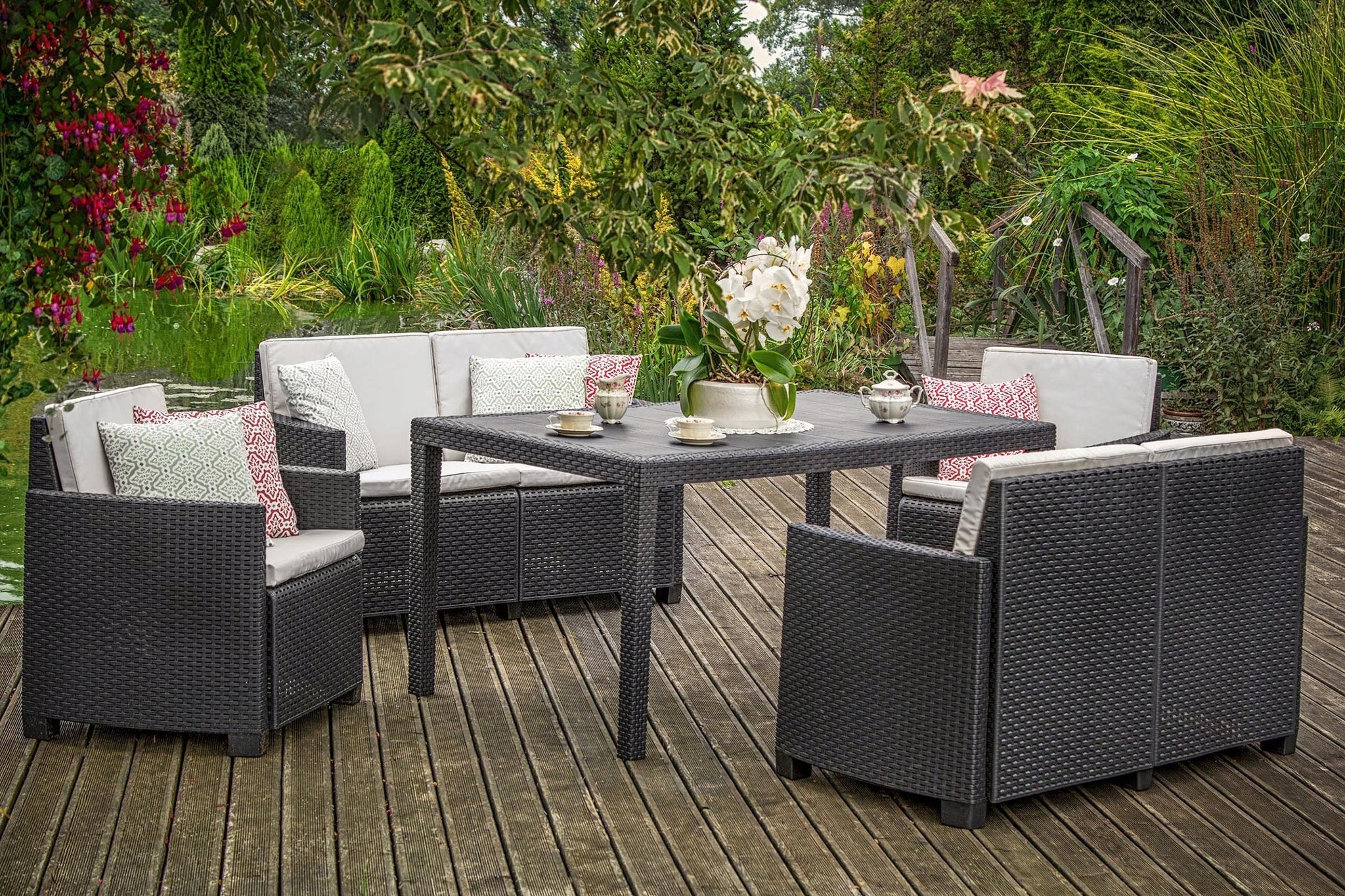 Sodo baldų komplektas KING EUROHIT Garden 8