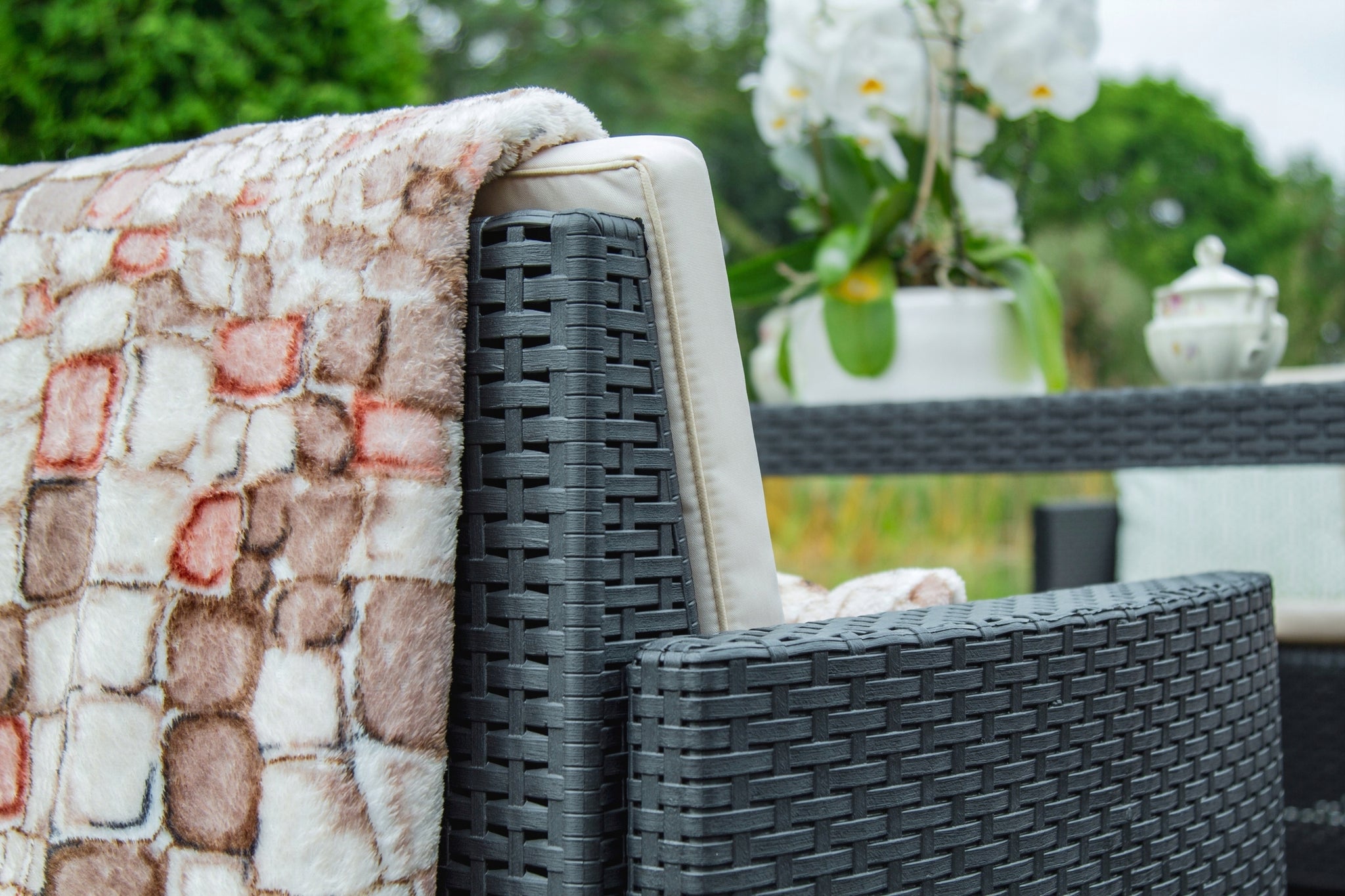 Sodo baldų komplektas, EUROHIT Sicilia, pilka