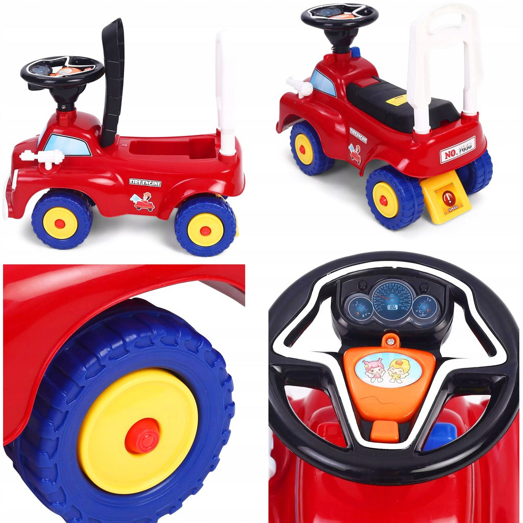 Vaikiškas stumiamas automobilis