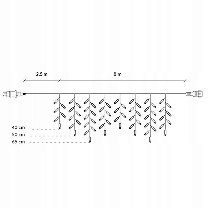 200 LED Kalėdinė girlianda