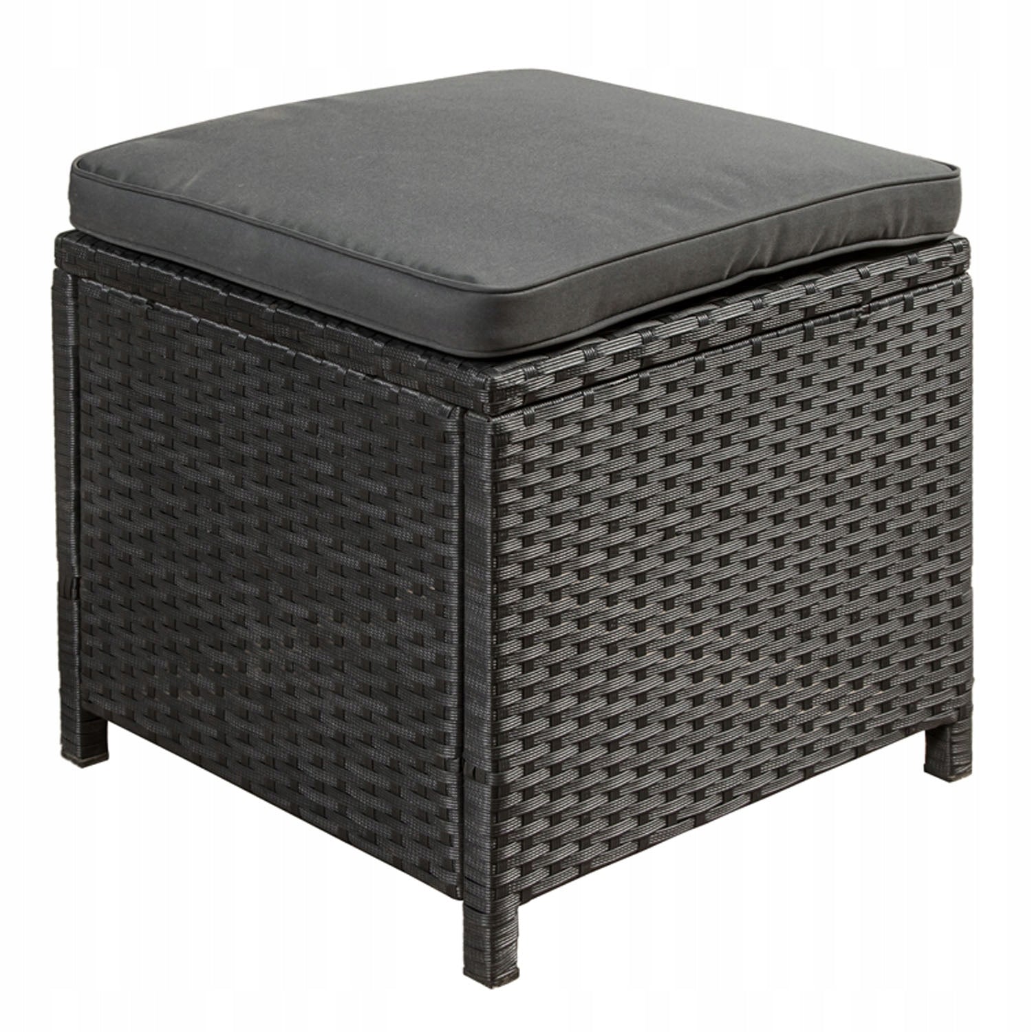 Sodo baldų komplektas juodas