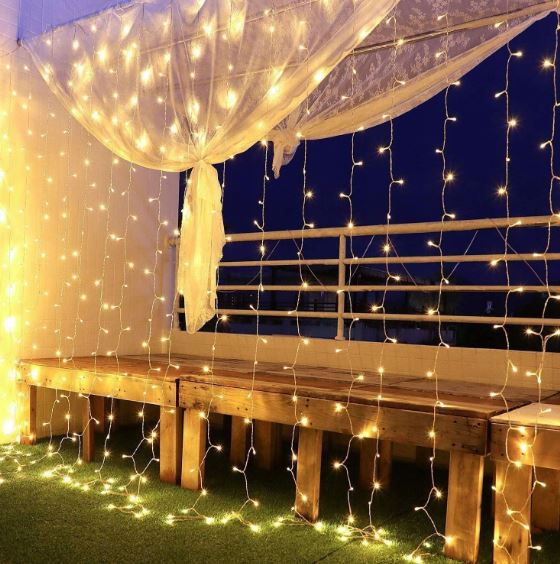 LED užuolaidos 3x3 m