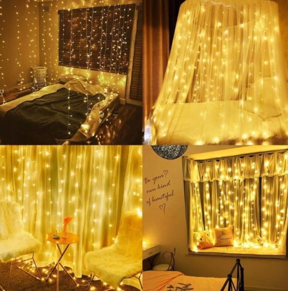 LED užuolaidos 3m x 3m