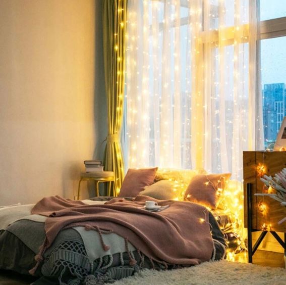 LED užuolaidos 3m x 3m