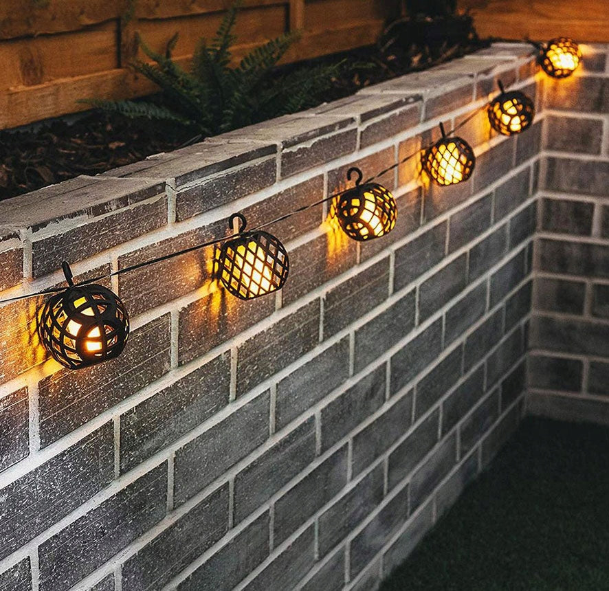 Sodo girlianda POLIFACH 500 cm + saulės baterija