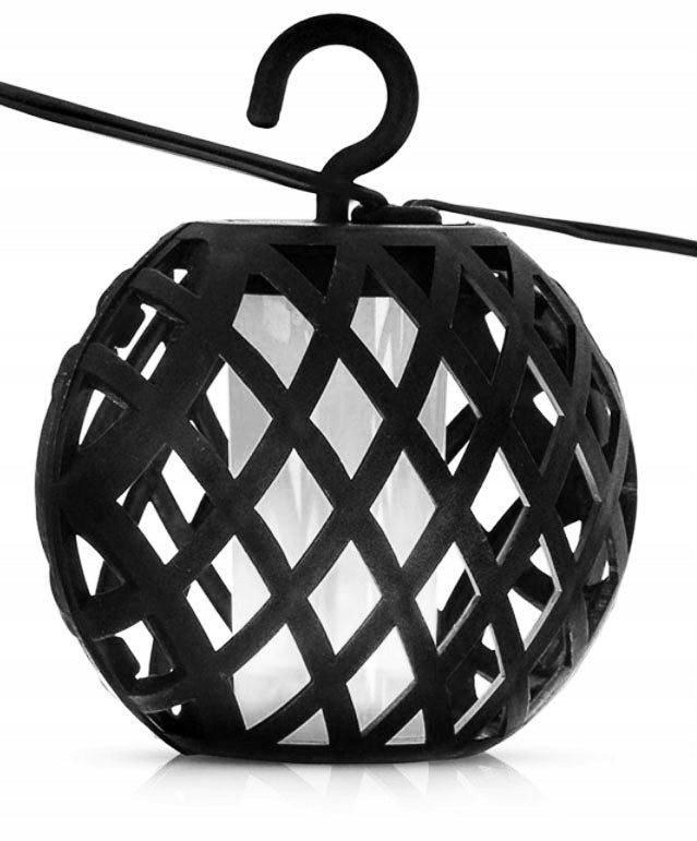 Sodo girlianda POLIFACH 500 cm + saulės baterija