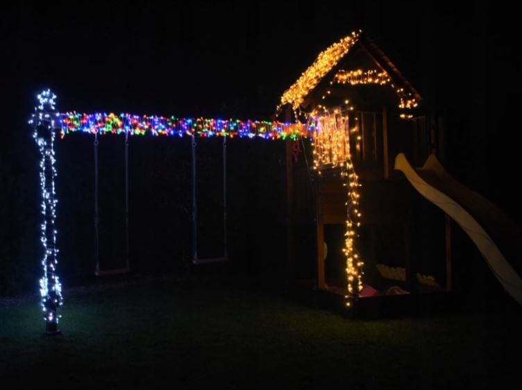 Elektrinė girlianda 1000 LED