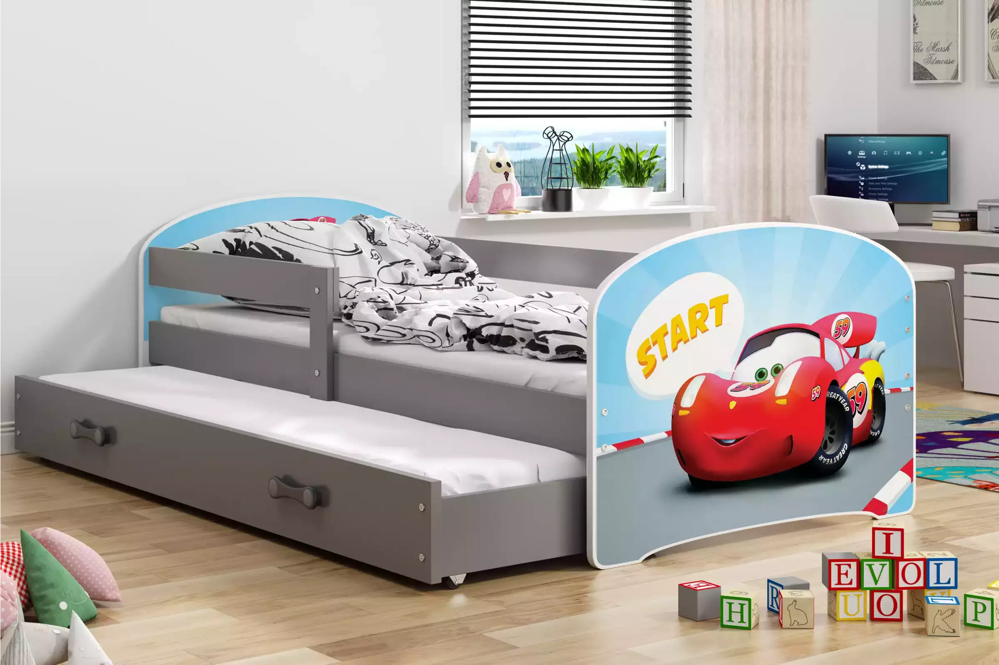 Vaikiška lova automobilis 80 x 160