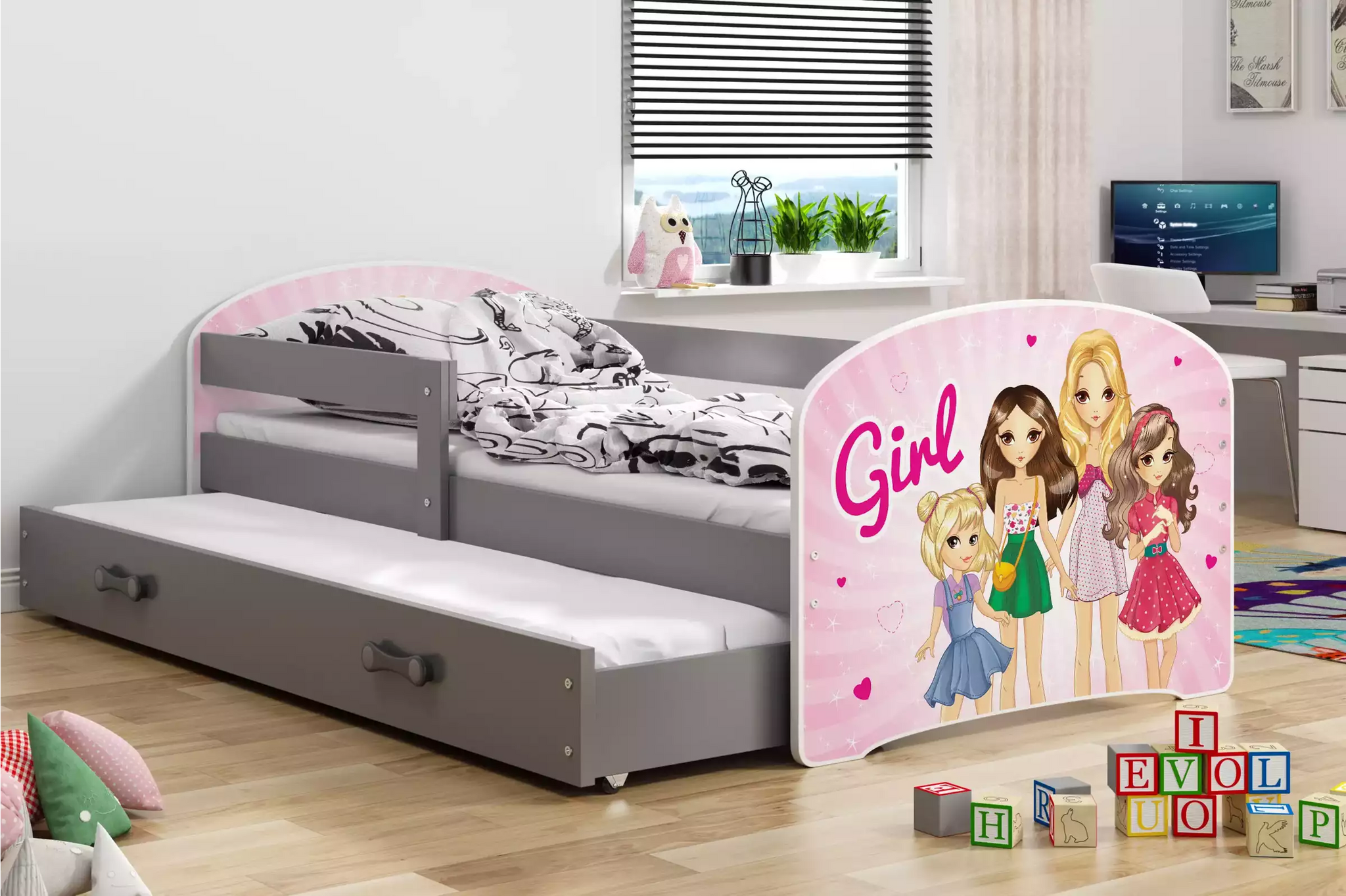 Vaikiška lova barbės 80 x 160