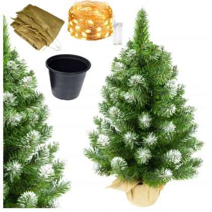 50cm Dirbtinė Kalėdų eglutė + LED girlianda
