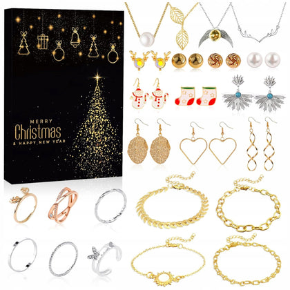 Advento kalendorius su papuošalais