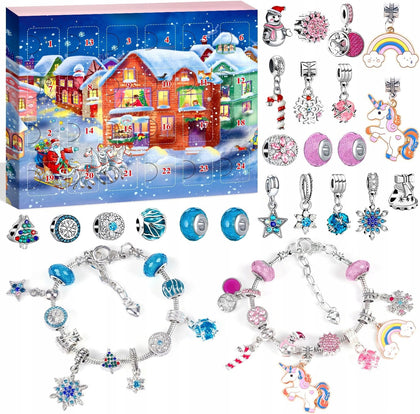 Advento kalendorius su papuošalais