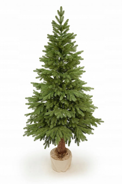 220cm 3D 100% PE Dirbtinė Kalėdų eglutė su kamienu