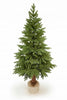 220cm 3D 100% PE Dirbtinė Kalėdų eglutė su kamienu