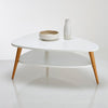 ModernHome kavos staliukas 90x67x45 cm baltas